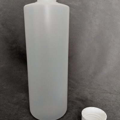 Natural HDPE Cylinder bottle - 250ml