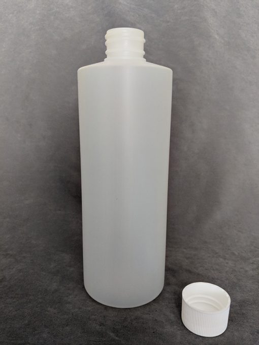 Natural HDPE Cylinder bottle - 500ml